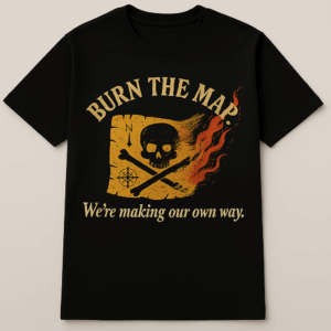 Pirate Tee Burn the Map